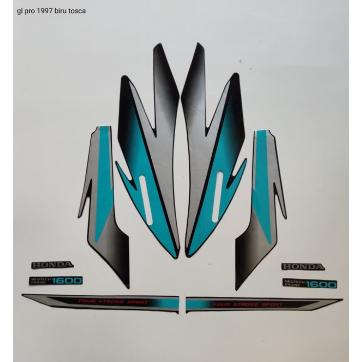 STRIPING GL PRO 1997 HIJAU TOSCA