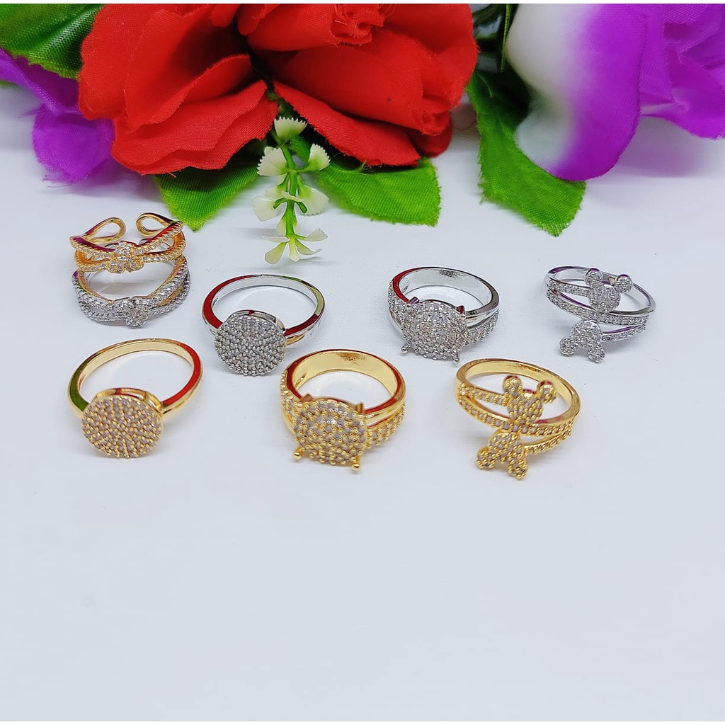 Cincin xuping permata lapis emas 97A-100A