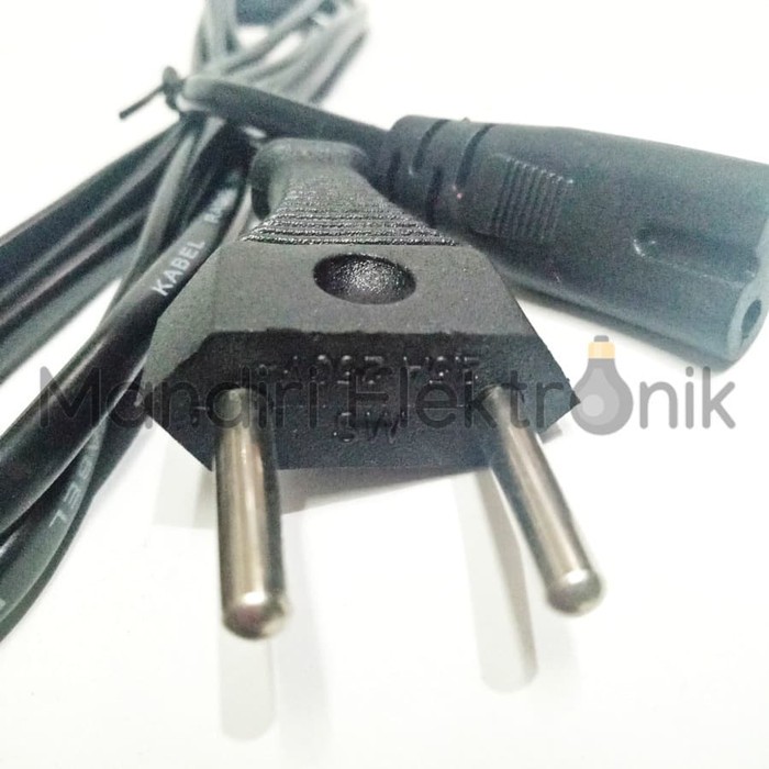 Kabel Power AC Cord Angka 8 - Kabel Radio Tape - Kabel Power 2 Lubang