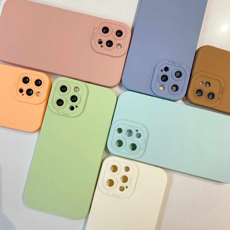 Case Procamera Iphone X Xs Xs Max XR Silikon Softcase Macaron Lentur Casing Matte