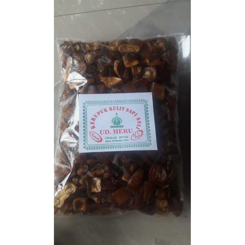 

Kerupuk kulit sapi mentah