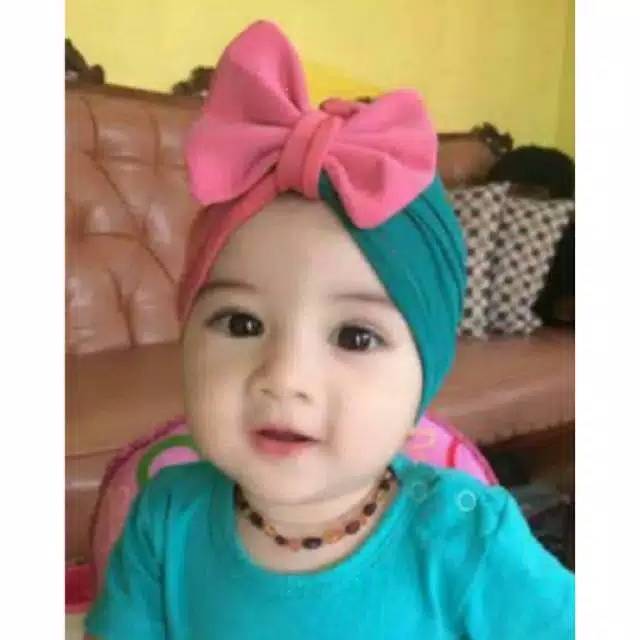 Turban Dua Warna / Turban Anak / Turban Bayi