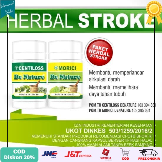 

❤COD❤ Obat Struk / Struke Kolesterol, Hipertensi,