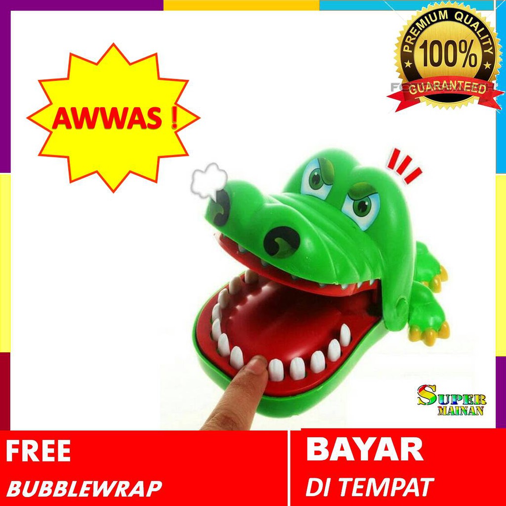 COD MAINAN BUAYA GIGIT JARI PRANK BUAYA MAINAN CROCODILE