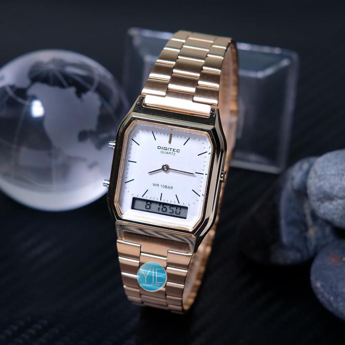 Terlaris Jam Tangan Wanita Rantai Digitec DG 3072 Original Anti Air GP Berkualitas