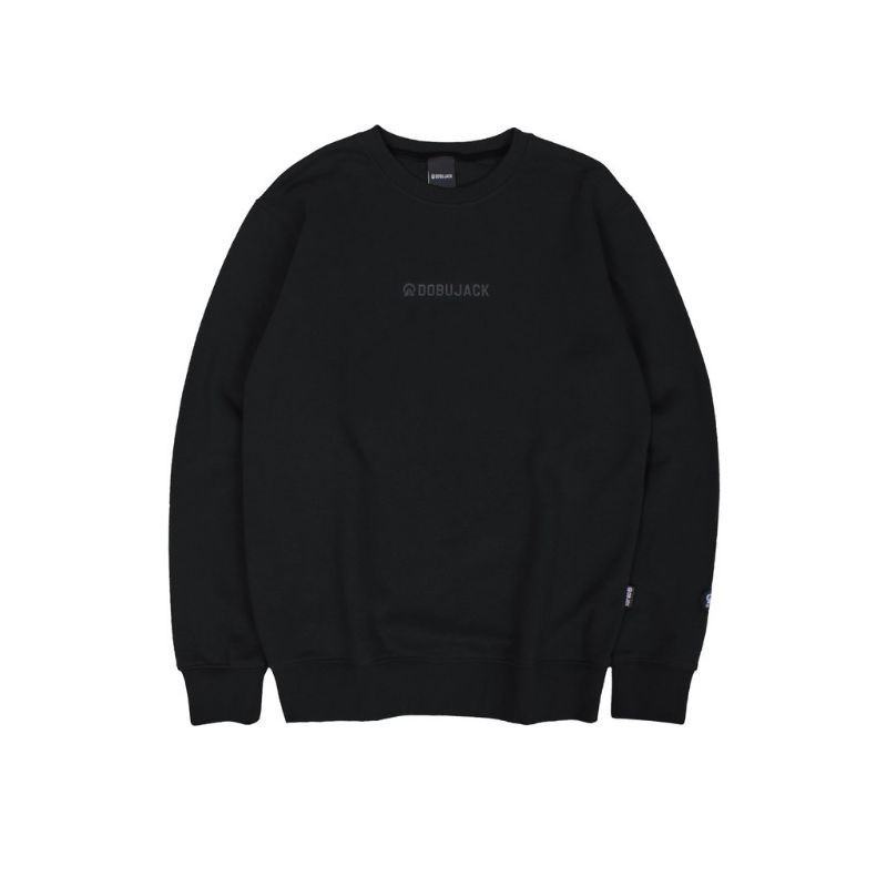 Crewneck Dobujack Evacuation Black / Sweater Crewneck Dobujeck Logo Hitam / Jaket Dobujeck / Cn Dobujeck Premium