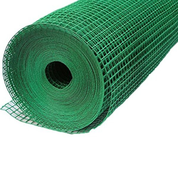 Kawat Loket PVC Hijau 1/2 inch Ram Ayakan Kandang Ayam Pagar Tanaman