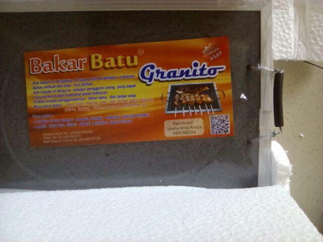 Bakar Batu Granito Handle Kawat 20x30