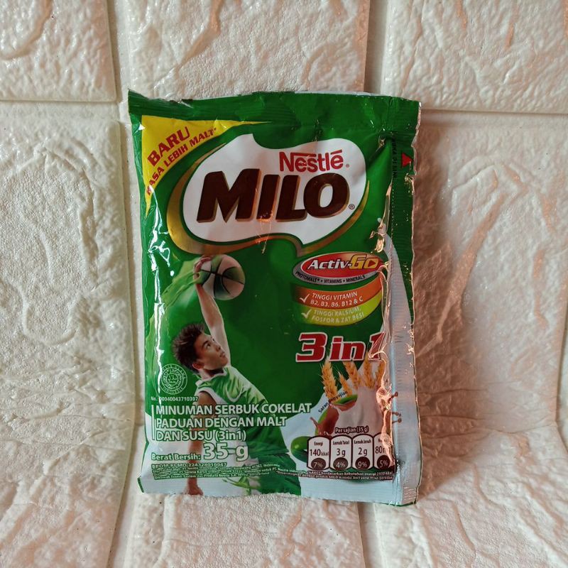 

Milo 3in1 sachet 35gr