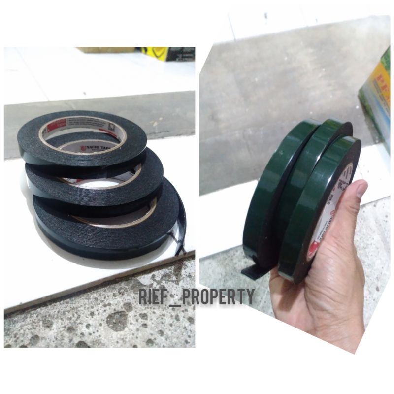 

Perekat double tape foam bolak-balik 12 mm