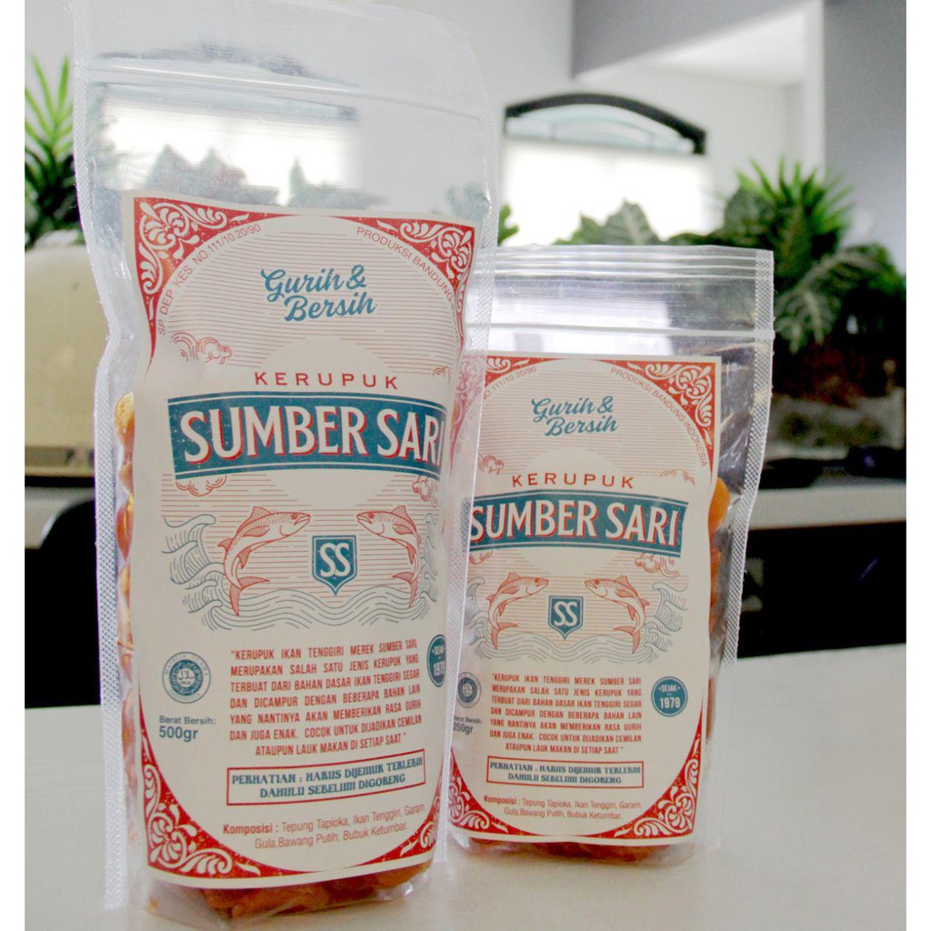 

ASLI!!!! KERUPUK SUMBER SARI KEMASAN 250gr