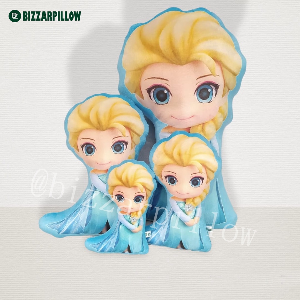 Bizzarpillow Bantal Karakter Elsa Anna Size L BZ047