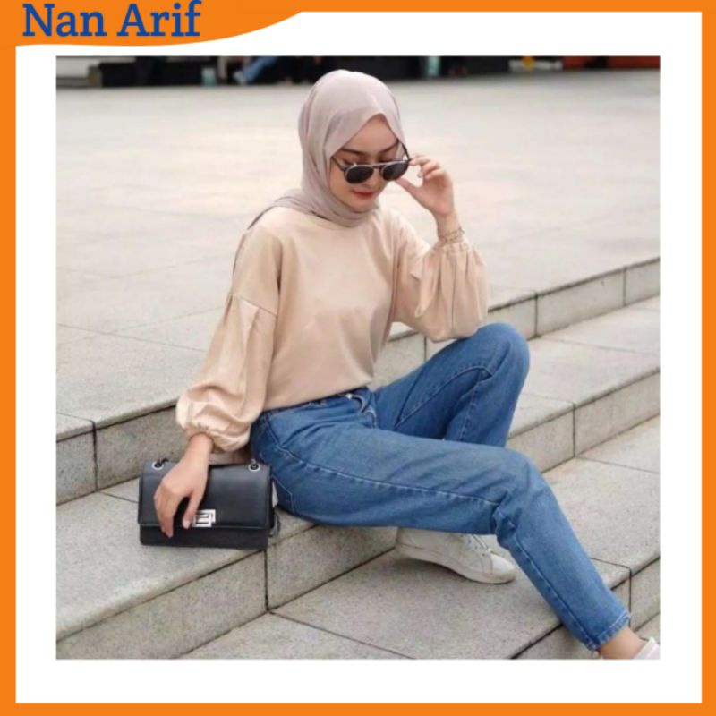 LUCY oversize sweater cute/pakaian wanita