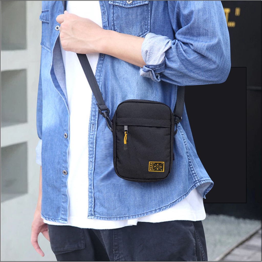 Tas Selempang Bahu Pria PEGE Slingbang Model Trendy Casual - PG 8922