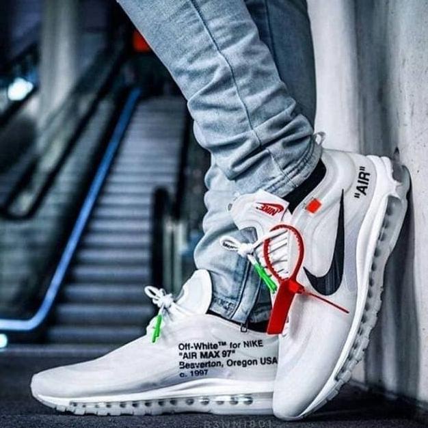 Sepatu Pria Sneaker Nike Airmax 97 x off white Grade Original Premium