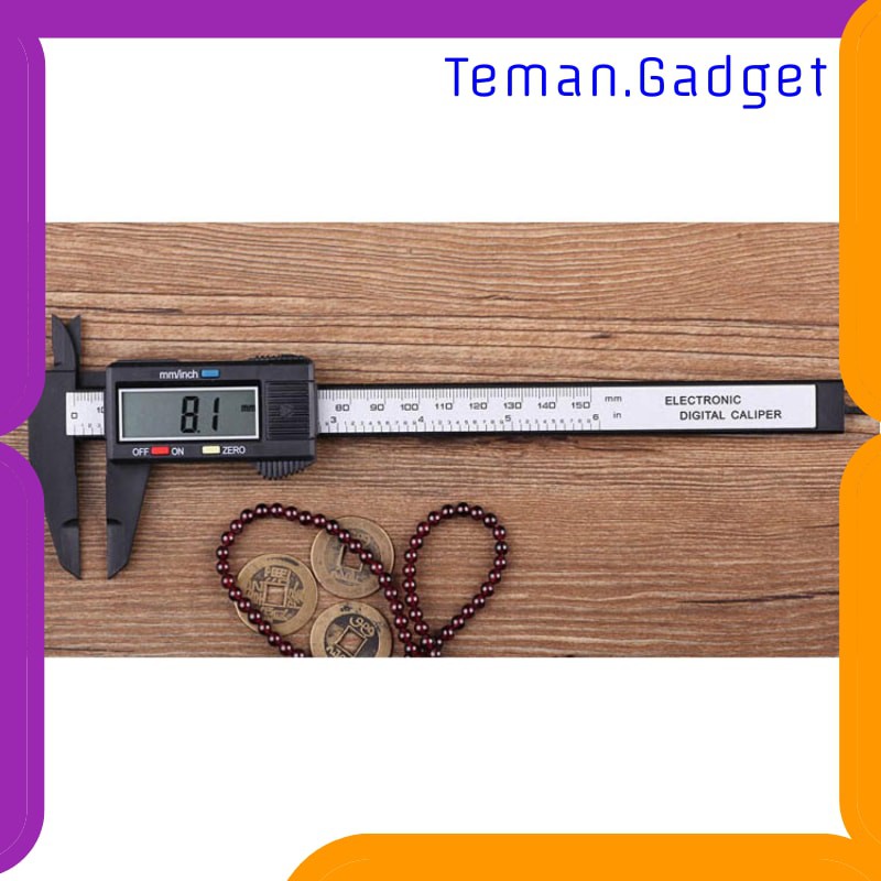 TG-DE041 Taffware Jangka Sorong Digital Vernier Caliper LCD Screen - JIGO-150