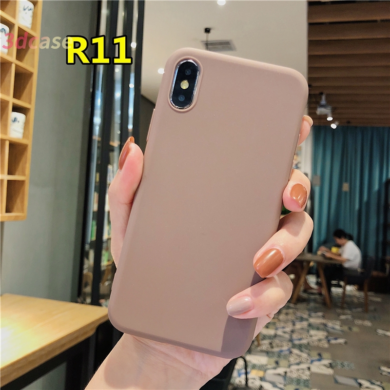 Casing Soft Case Realme C11 5i C15 C12 C17 C2 C3 7 7i 3 3i 5 6 C1 C3i 5 5S U1 X2 XT Q 6i 2 X2 5 PRO Narzo 20 PRO 10A 20A Motif Warna Polos-5
