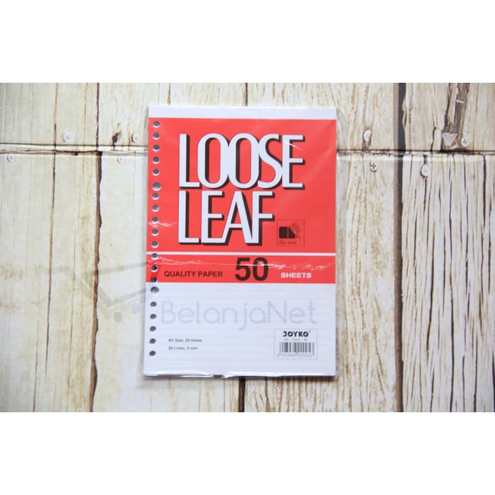 

Loose Leaf [Kertas File] Joyko A5 50 Lembar