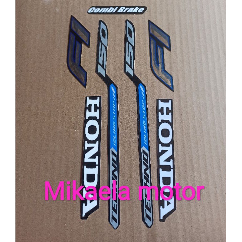 stiker striping lis les polet body vario 150 2015 2016 2017 hitam dop