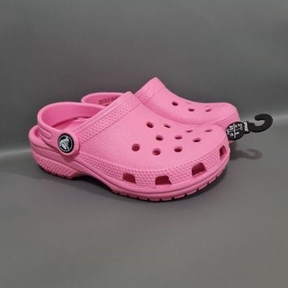 pink croc sandals
