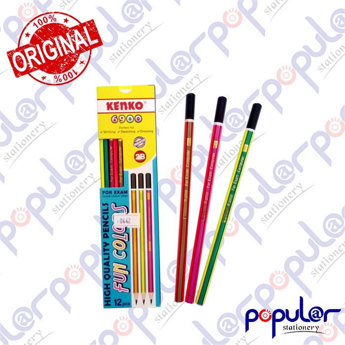

Pensil 2B Kenko 6900 Fun Colors