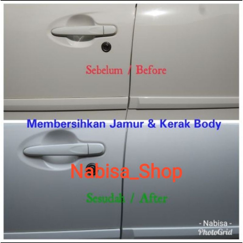 Obat Pembersih Penghilang Jamur Kaca Body Kerak Mesin Mobil Waterspot Remover