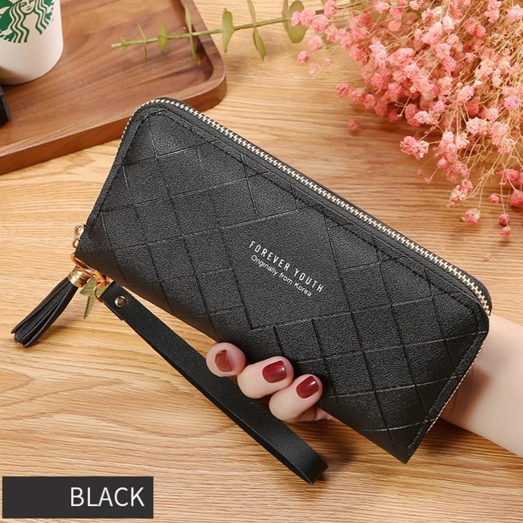 {FY} Dompet import Dompet Wanita Panjang/Dompet murah dompet pria wanita Real Pict Dompet Cantik
