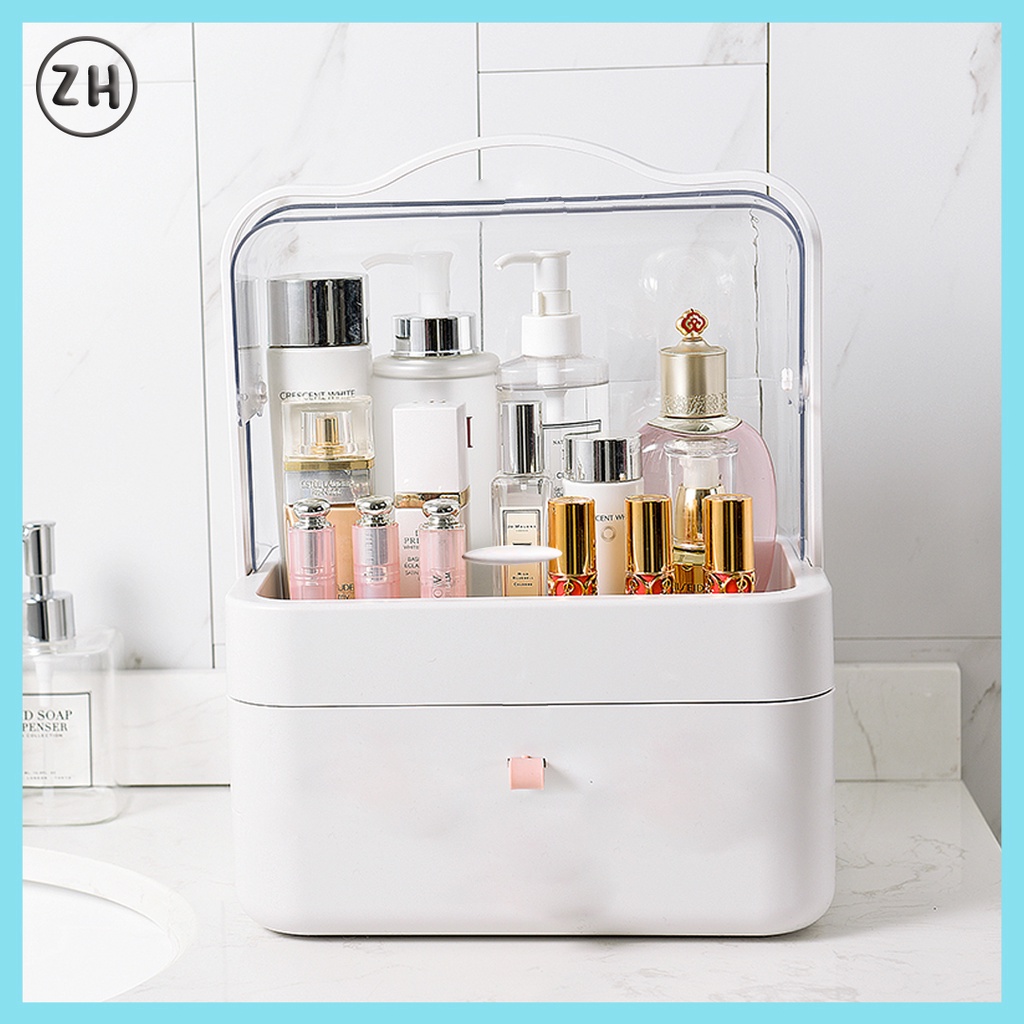 Rak Kosmetik Drawer Rak Kosmetik Jinjing Storage Box Organizer Tempat Penyimpanan Kosmetik Kotak Makeup/Cosmetics Storage Box/Laci&amp;Tempat Make Up/Rak Kosmetik Kotak Makeup