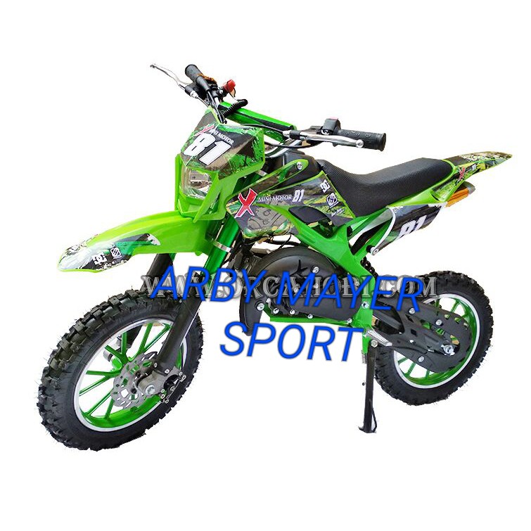 MOTOR MINI TRAIL PAKE LAMPU KXD 50CC MESIN 2TAK