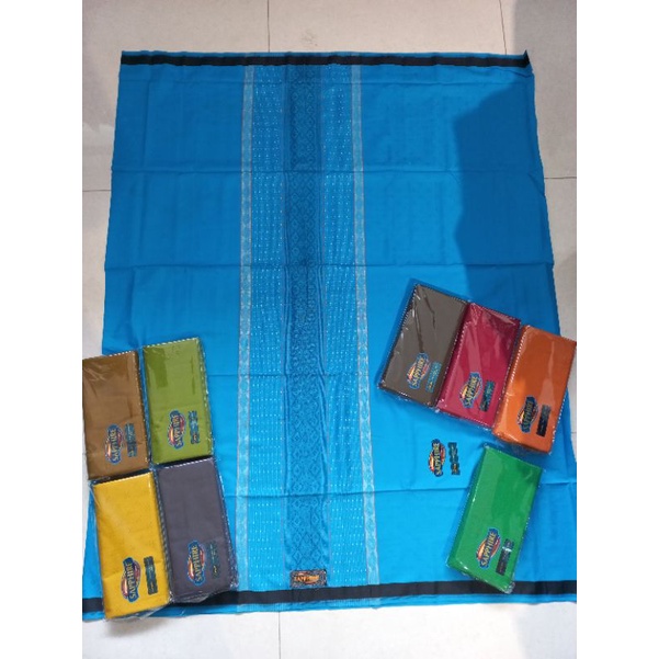 Sarung Sapphire/Sapphire/Sapphire Polos Warna/Sapphire Polos Hitam/Sarung Pria/Sarung Tenun