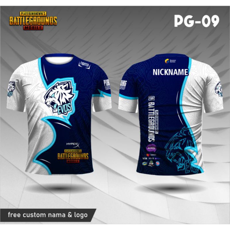 Baju Jersey EVOS PUBG