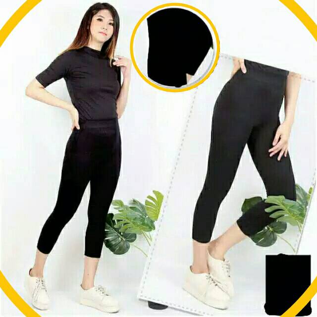LEGGING 7/8 HW POLOS IMPORT / LEGGING JUMBO / CELANA LEGGING / KODE 701 / 777 JUMBO