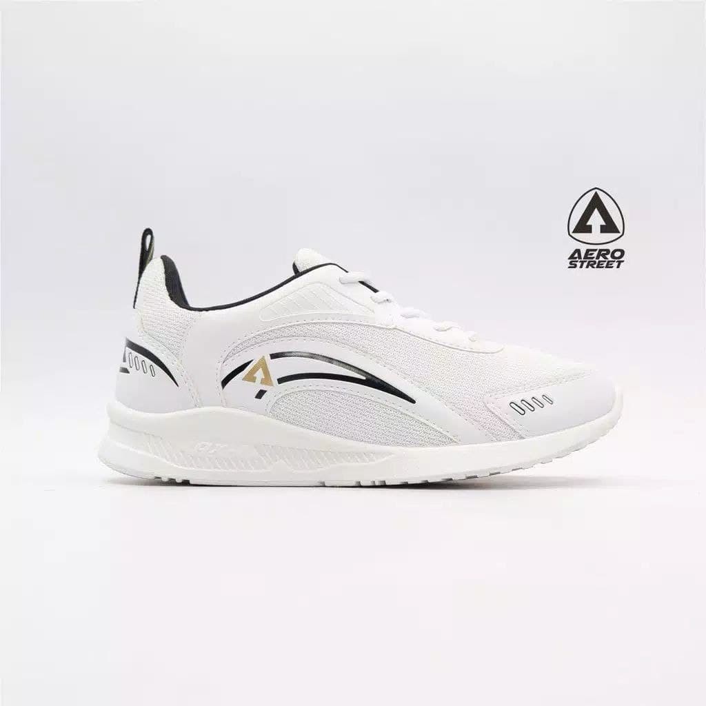Aerostreet Leopard Putih - Sepatu Sneakers Casual Sport Pria Wanita Aero Street