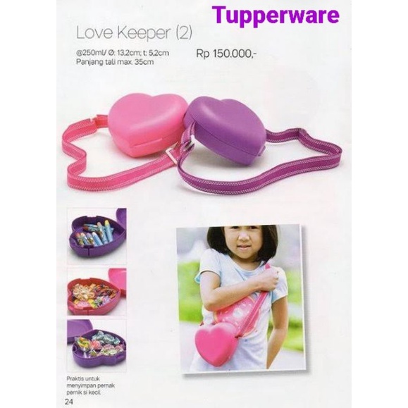 PROMO  Tupperware Love Keeper (1 Pcs) // Tas Mini Snack Anak Lunch Box Kids
