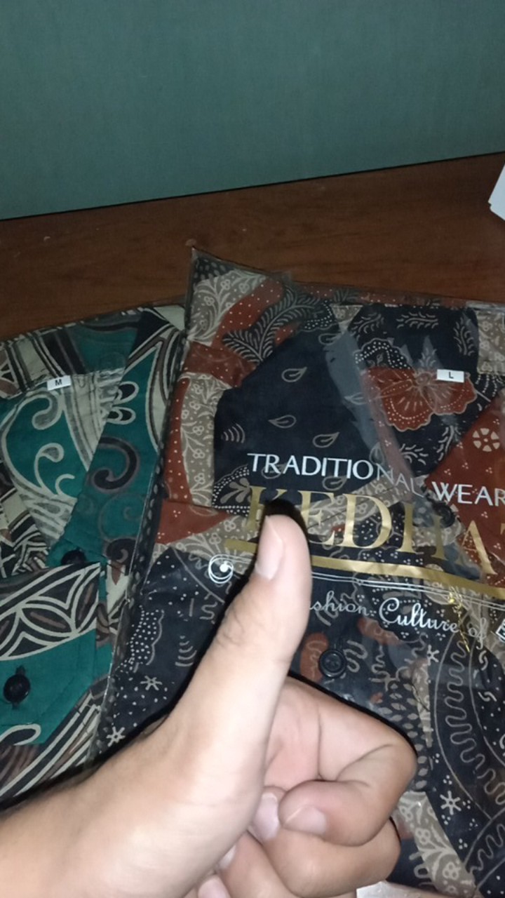 Kemeja Batik Pria Ppbtk07 Modern Lengan Panjang Casual Modis Trendy Masa Kini M L Xl Asli Pekalongan