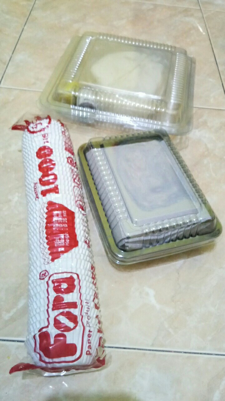 Box / Kotak Mika Brownies 18cm