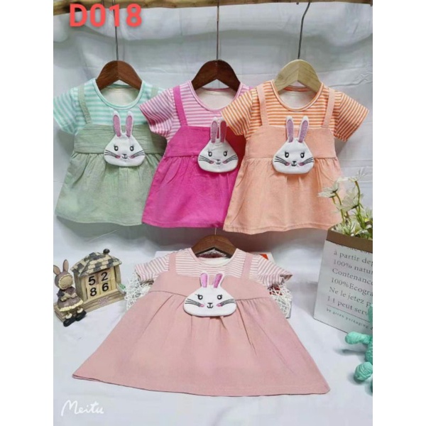 Dress import anak 3 bulan - 2 tahun / SERI 4PCS