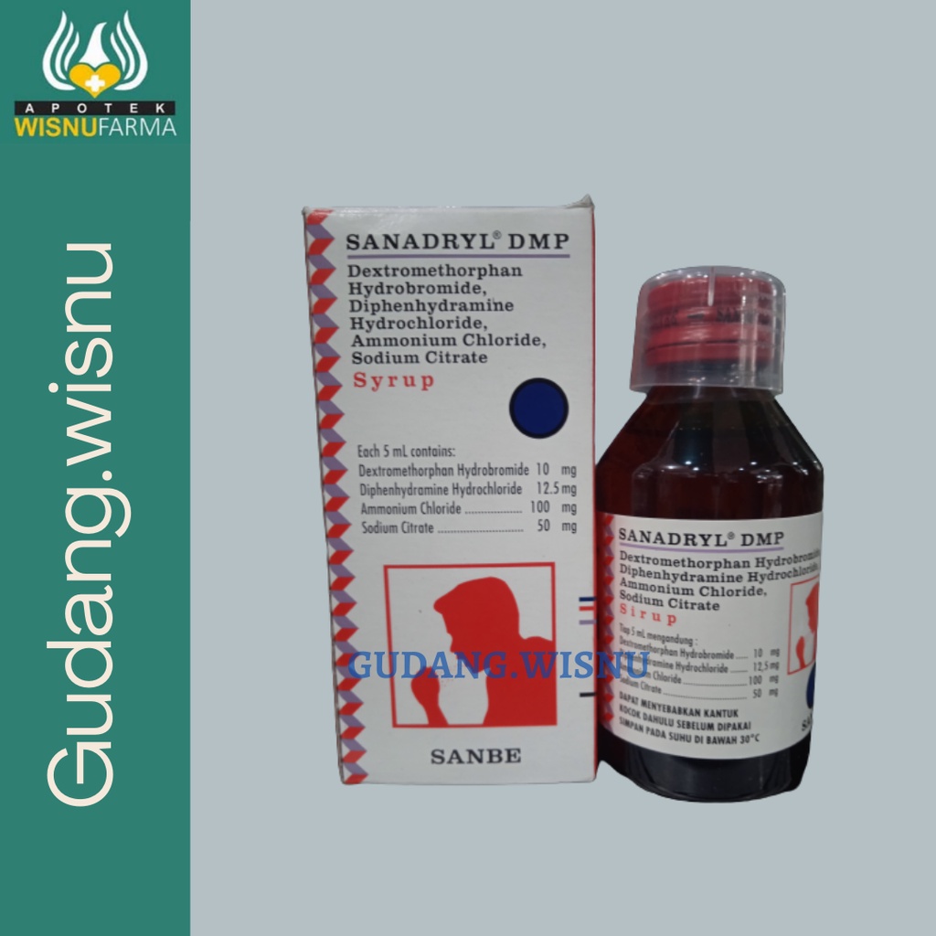 SANADRYL DMP 120ML OBAT BATUK KERING