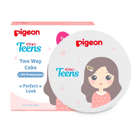 PIGEON TEENS Two Way Cake 14gr | twc bedak padat