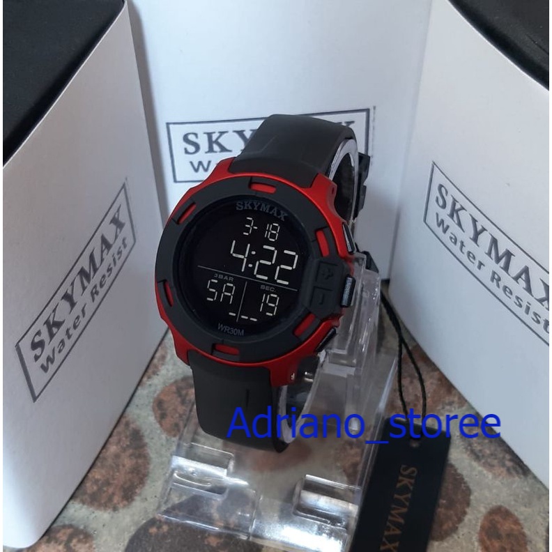 Jam tangan ORIGINAL SKYMAX 1817G bisa dipake berenang bisa bayar COD