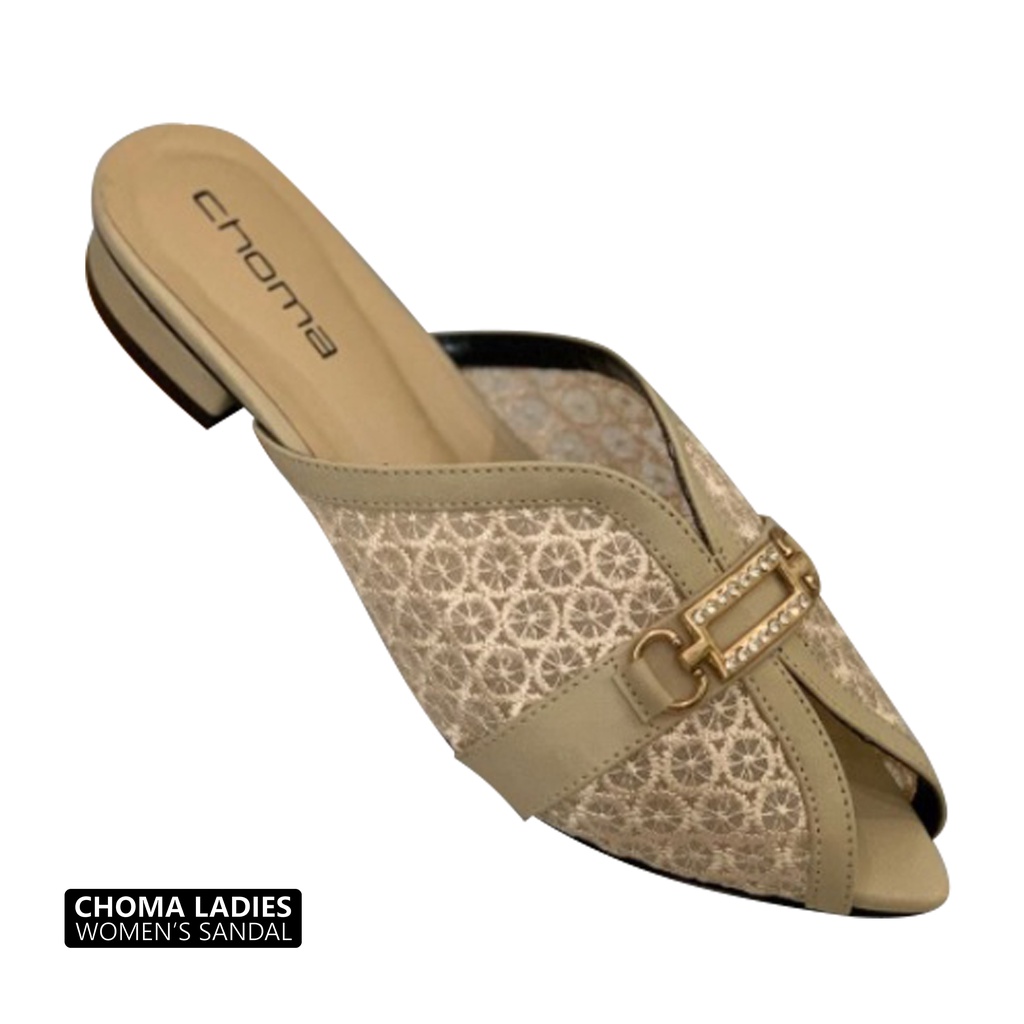 choma Amanda sandal flat|sandal wanita