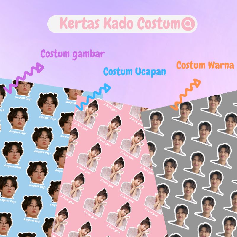 

Kertas Kado Costum | Kertas Kado | Kertas Costum