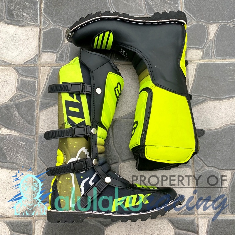 Sepatu Trail Fullprint MX Motocross Grasstrack with Plate Protectors - 004