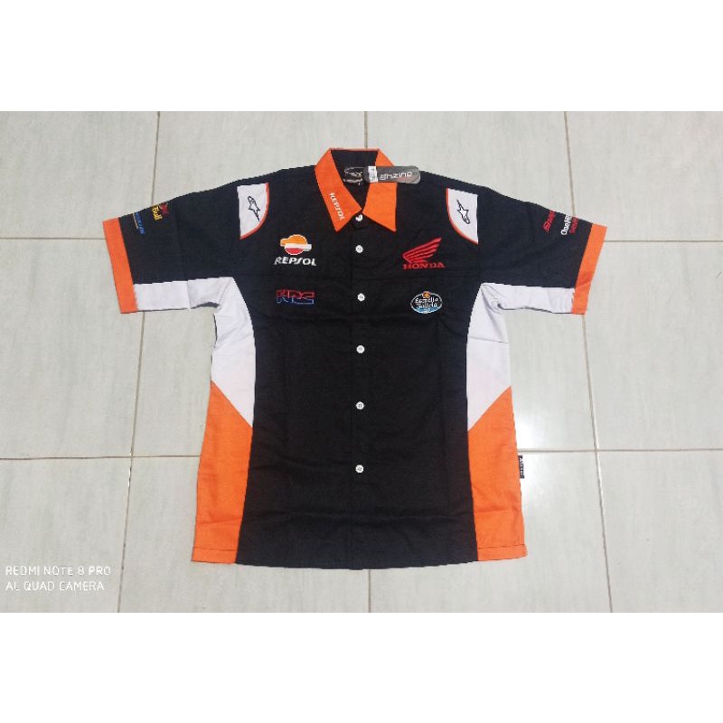 Baju otomotif Kemeja Honda Motogp