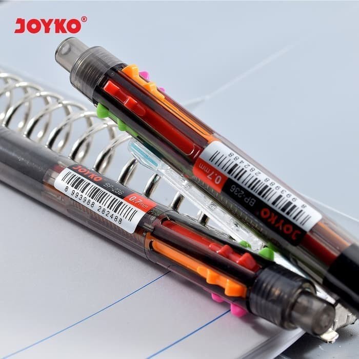 

Pulpen / Ball Pen Joyko BP-236 Sito 0.7mm 6 Warna / 1 BOX 12 PCS