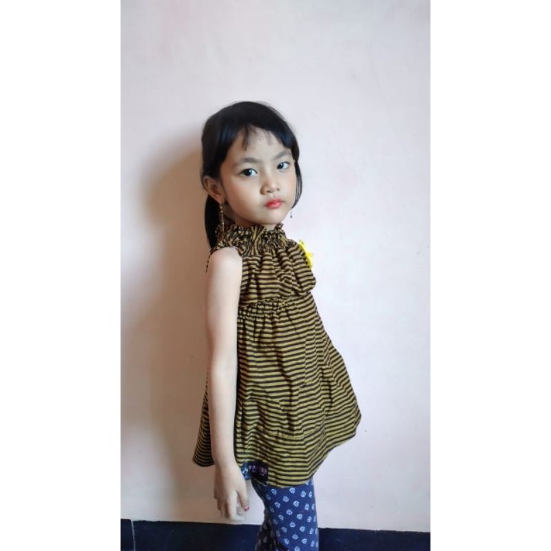 Dress Diana - Dress dan Tunik Lurik Batik Anak