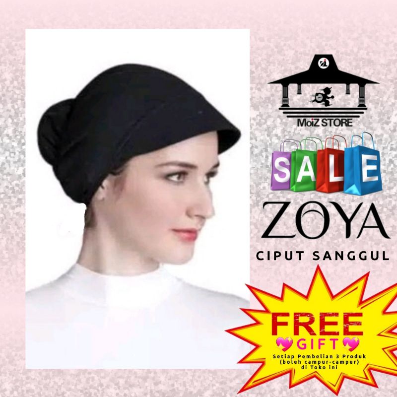 Zoya Ciput Jilbab Hijab Kerudung Sanggul Zoya / Zoya Ciput Ninja Murah Promo Original Terbaru Zoya