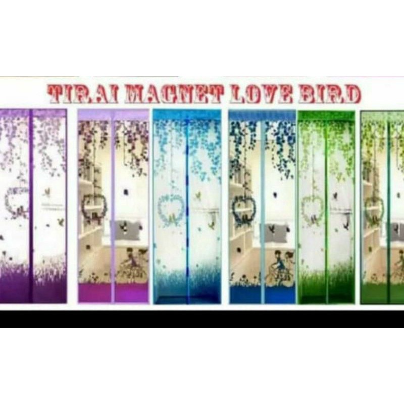 Tirai magnet love/tirai pintu