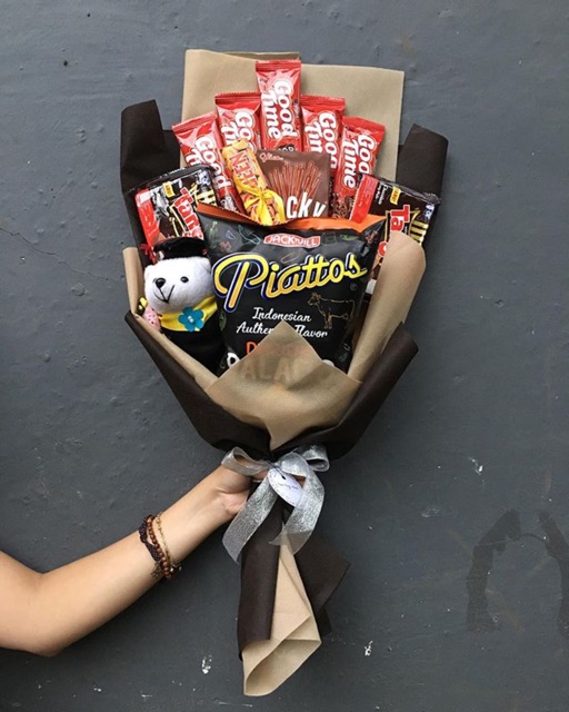 

Buket snack boneka wisuda