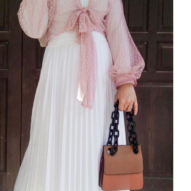 ♀ crop outer lace tile dot ➹